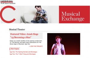 The website for the canadian musical exchange.